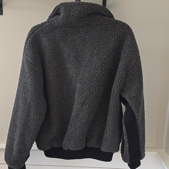 HEIMISH USA Gray and Black Zip Up Sweaters - Picture 3 of 7